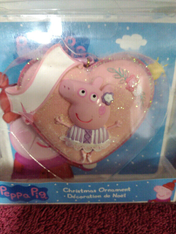 Peppa pig xmas ornament in Holiday, Event & Seasonal in Cambridge