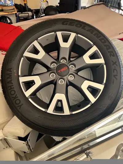 Brand New Tires & Rims from a 2025 Toyota 4Runner Sport….swapped the tires, so this set has never be...