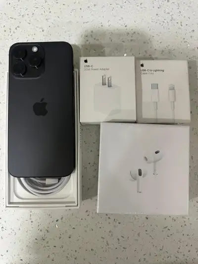 iPhone 15 Pro Max 512gb **Accessories Pkg/Delivery**, View more