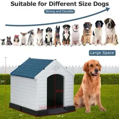 New Indoor Outdoor Dog House Big Dog House For Small Medium Larg, View more