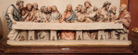 Giuseppe Armani  Last Supper sculpture signed by Armani 