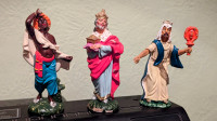 Crèche nativité 3 rois Mages Noël vintage 1940-50