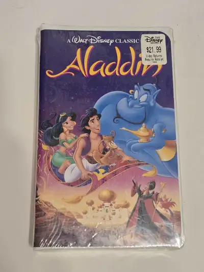 *BRAND NEW* Disney Aladdin VHS, View more