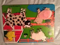 Melissa and Doug wooden puzzles
