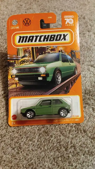 2023 Matchbox green 1976 Volkswagen Golf GTI MK1 VW #97. Please see photos for condition. Check out...