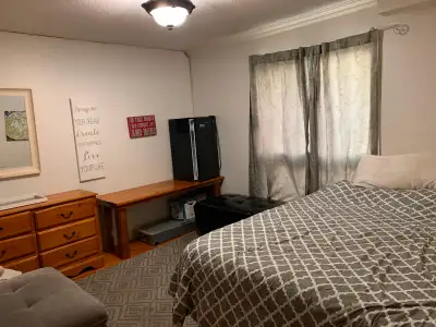 Room For Rent includes wifi and a mini fridge