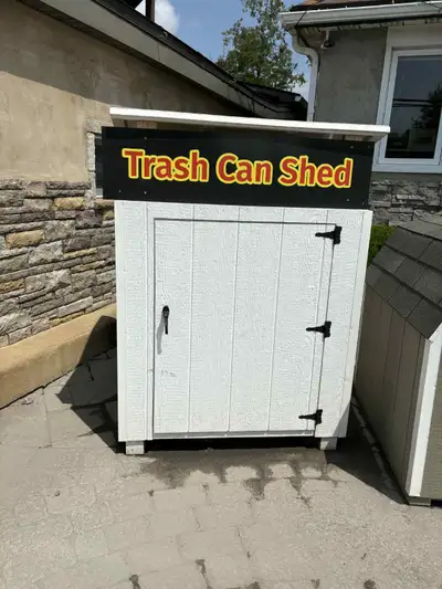 3x3x4, smartside siding won't fade or rot. $660 plus tax and delivery