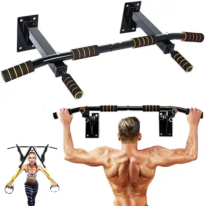 Multifunctional Pull up Bar Chin Up Dips Station, Gym/Home Work, View more