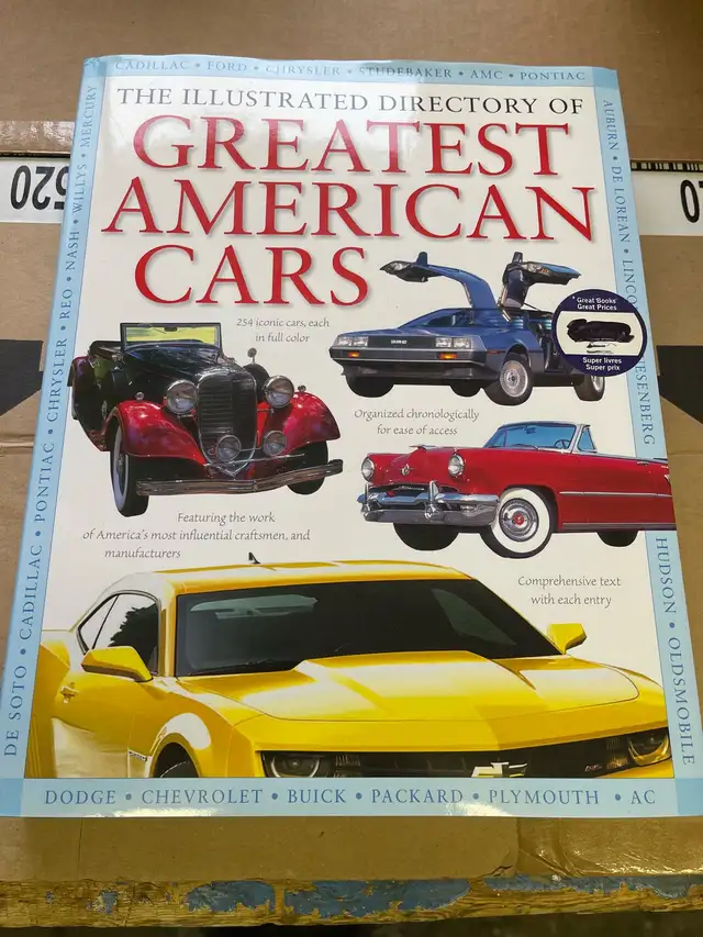 The Illustrated Directory of Greatest American Cars in Non-fiction in Edmonton - Image 2