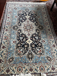 Authentic Persian Hand-Woven Nain Habibian