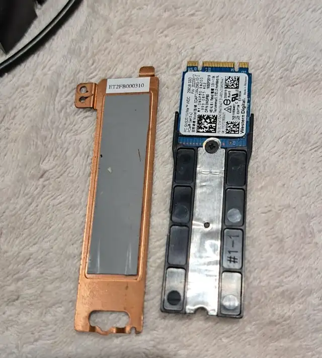 NVMe SSD 256GB SSD M.2 w/heatsink For Laptop,Tested, Mixed Brand in Laptop Accessories in City of Toronto - Image 5