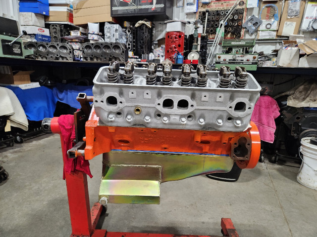 Rebuilt 350 sbc .060 w/ 2.02 aluminum heads in Engine & Engine Parts in Belleville - Image 2