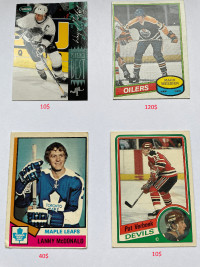 Carte de Hockey, Mark Messier, Lanny McDonald, Pat Verbeek, etc