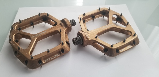 Raceface Atlas Pedals - satin gold in Frames & Parts in Calgary