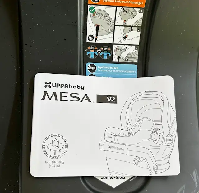 UPPABABY Mesa V2 wool infant car seat in Strollers, Carriers & Car Seats in Edmonton - Image 5