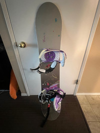 Burton Lux 136 snowboard package