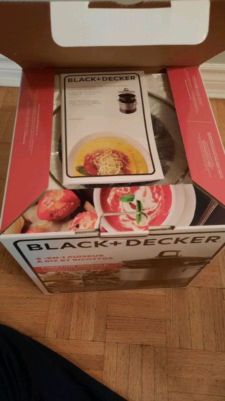 Black+Decker 6-in-1 stirring rice & risotto cooker(new) in Other in Mississauga / Peel Region - Image 2