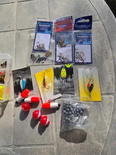 Lightweight fishing gear for sale. Everything from rod and reel, to terminal tackle and 6 pound line...
