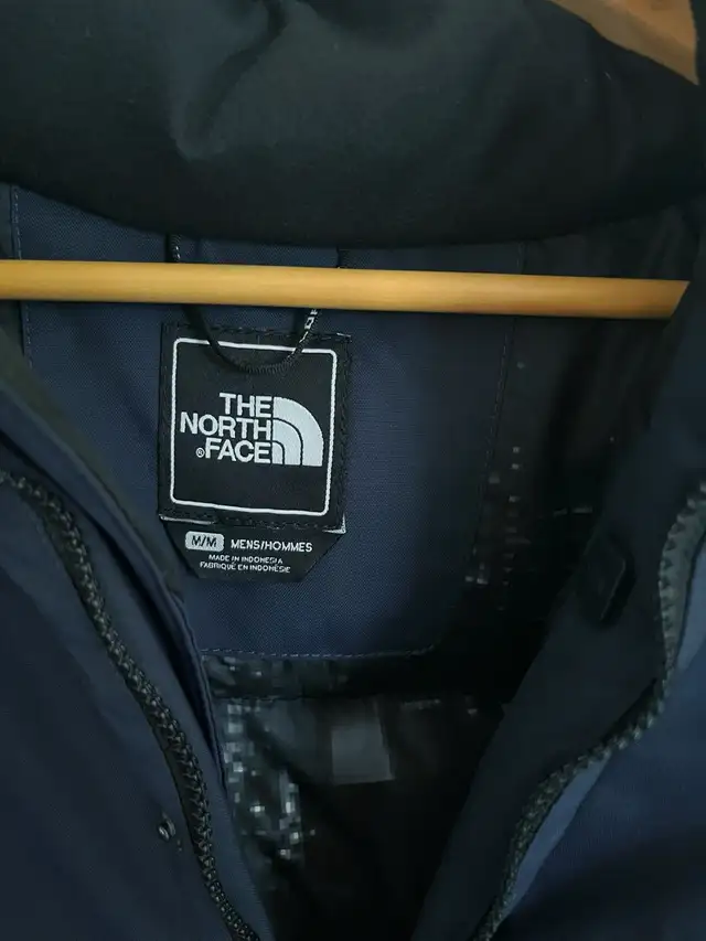 The North Face Men’s Medium Blue Fur Goose Down Puffer Jacket | Men's ...