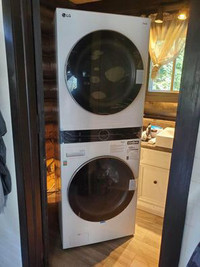 LG stack washer dryer 