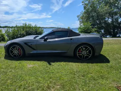 2015 Chevrolet Corvette Convertible Z51/Grand LT3/ 685 HP Supercharged. Cobalt grey exterior, black...