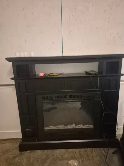 Fireplace electrict must go $10, View more