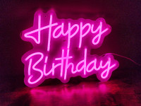 High Quality LED Neon Happy Birthday Sign for Party Decoration