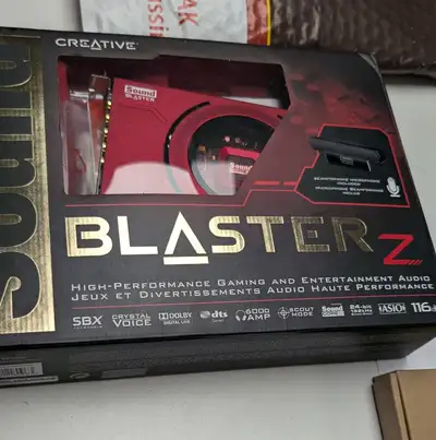Creative Sound Blaster Z SE PCI-e 24bits 192KHz - RABAIS ***, View more