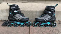 Rollerblade Zetrablade Women's Adult Fitness Inline Skate, Black