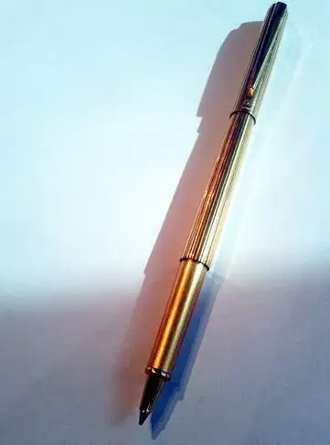 Montblanc Classique Solid 18K Gold Ballpoint Pen - Vintage Late 1980s - Flawless Price: $3,000 Descr...