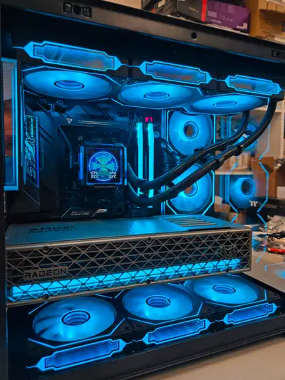 Beast Gaming PC - Ryzen 9 9900X - RX 9070XT - 32GB RAM - 1TB SSD, View more