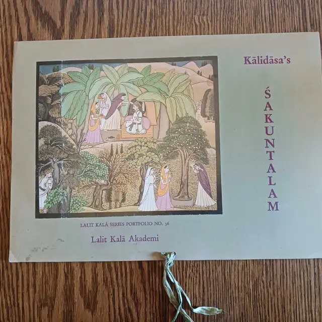 Kalidasa's Sakuntalam Beautiful Indian Art 7 plates in Arts & Collectibles in City of Toronto - Image 2
