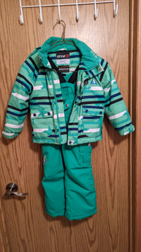 Size 3T boys hooded winter jacket and snowpants