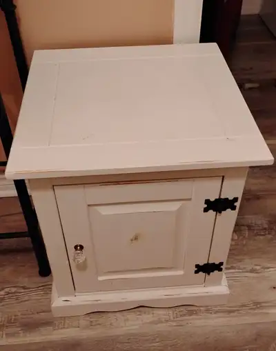 Table/Night Stand Aged Finish, View more