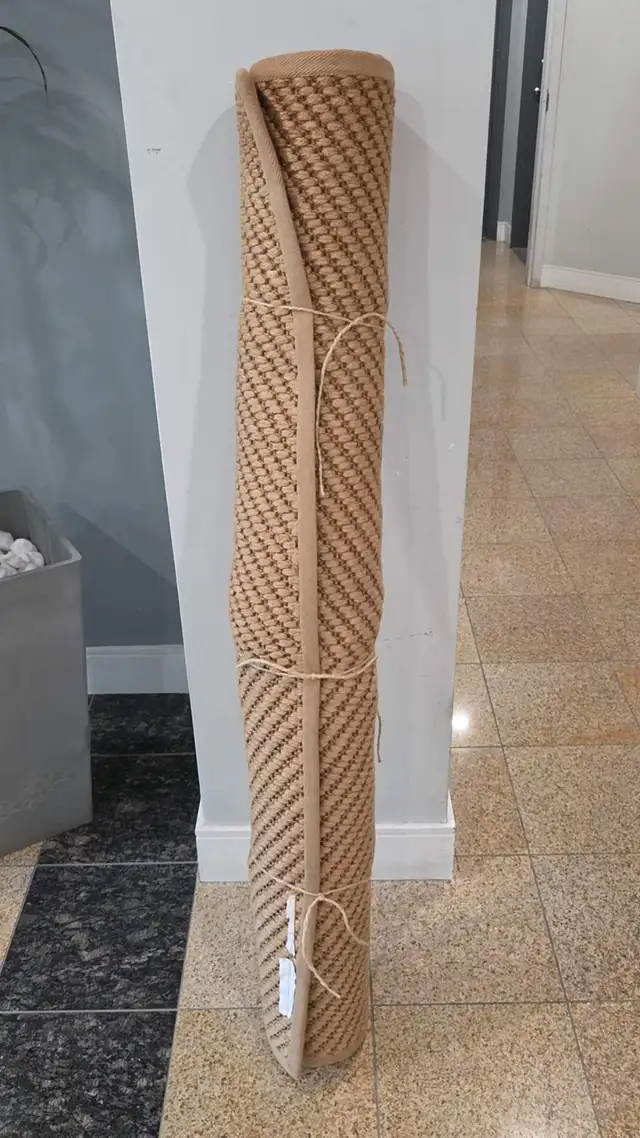Natural Jute / Sisal Area Rug (190 x 130 cm)