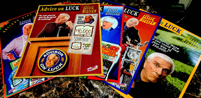 5 Vintage LESLIE NEILSON Lottery Posters in Arts & Collectibles in North Shore