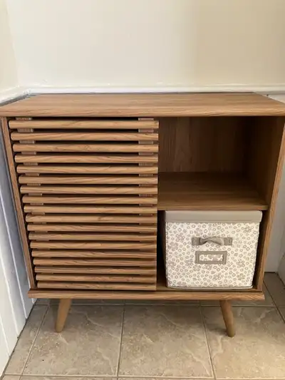 Structube Storage Cabinet Sliding Door $80, View more
