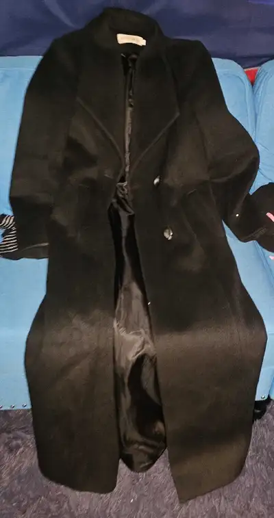 Yuan Zi Coat Long Black Coat, View more