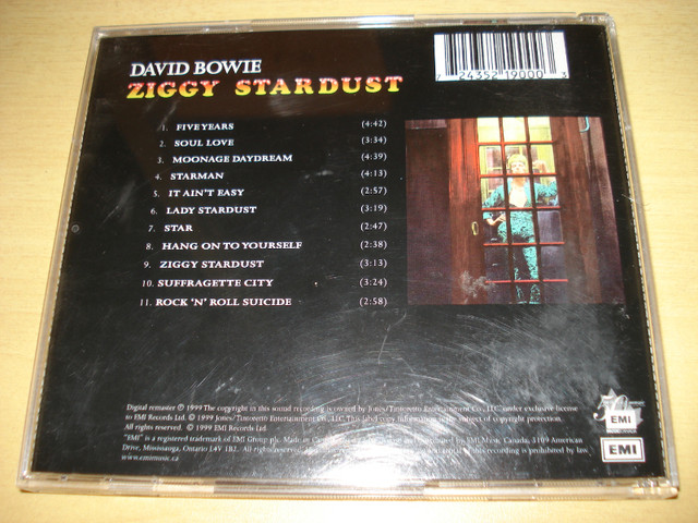 David Bowie - Ziggy Stardust - CD in CDs, DVDs & Blu-ray in Charlottetown - Image 2