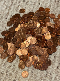 Shiny non-copper pennies