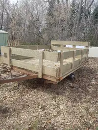Light duty utility trailer.