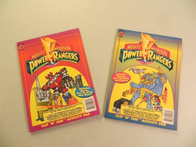 POWER RANGERS ACTIVITY / COLORING BOOKS in Toys & Games in Belleville