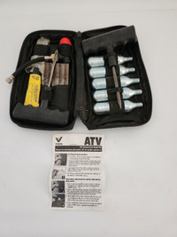 Tire repair kit for ATV or motorcycle or 