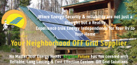 Reliable Off Grid living with Custom sized Off Grid Kit