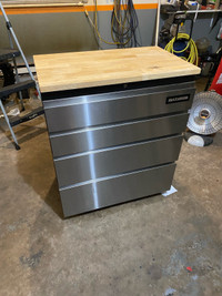 Stainless steel 4 drawer cabinet 