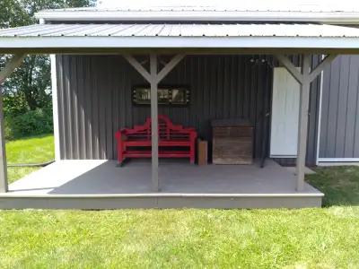 " LOCATED AT BELFAST ONT. " 32X56 SHOP on 1/2 Acre 46 min. drive to Bruce power plant, 20 min. to Go...