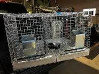 Cages double pour lapins à vendre