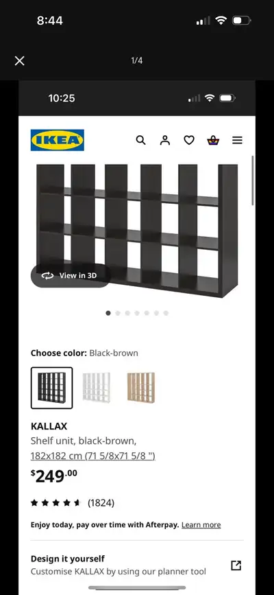Ikea Kallax Shelf Unit, View more