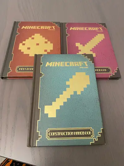 Minecraft Books - Redstone, Combat & Construction Handbooks, View more