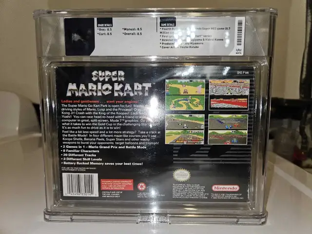 Super Mario Kart Complete in box Wata 8.5 in Older Generation in Oshawa / Durham Region - Image 3